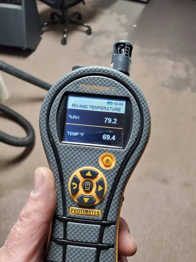 Moisture meter humidity assessment for Fire & Smoke Damage Restoration in Marshall